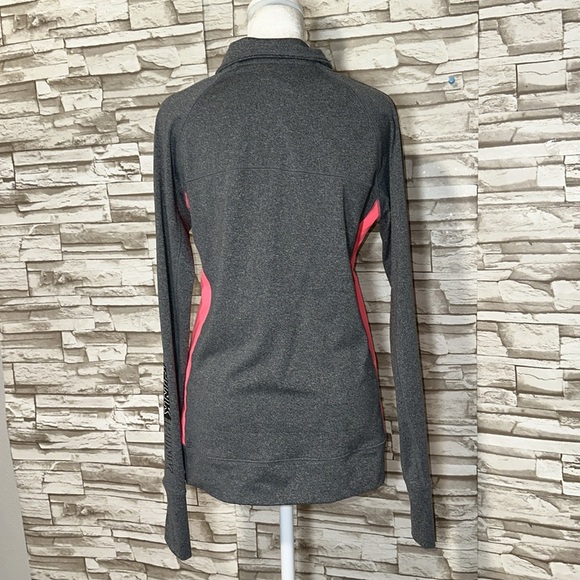 PINK Victoria Secret Quarter Zip Thumb Holes Medium Zip pullover - Picture 6 of 9
